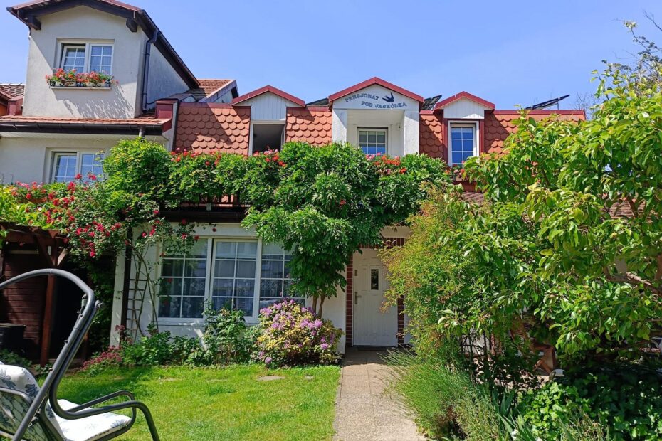 Ogród Pensjonatu nad morzem w Ustce