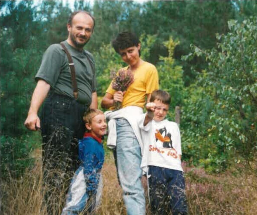 Inessa Jaskuła z rodziną - właścicielka Pensjonatu w Ustce